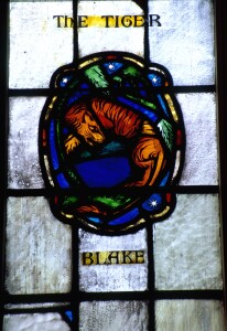 William Blakes poem Tiger, window
